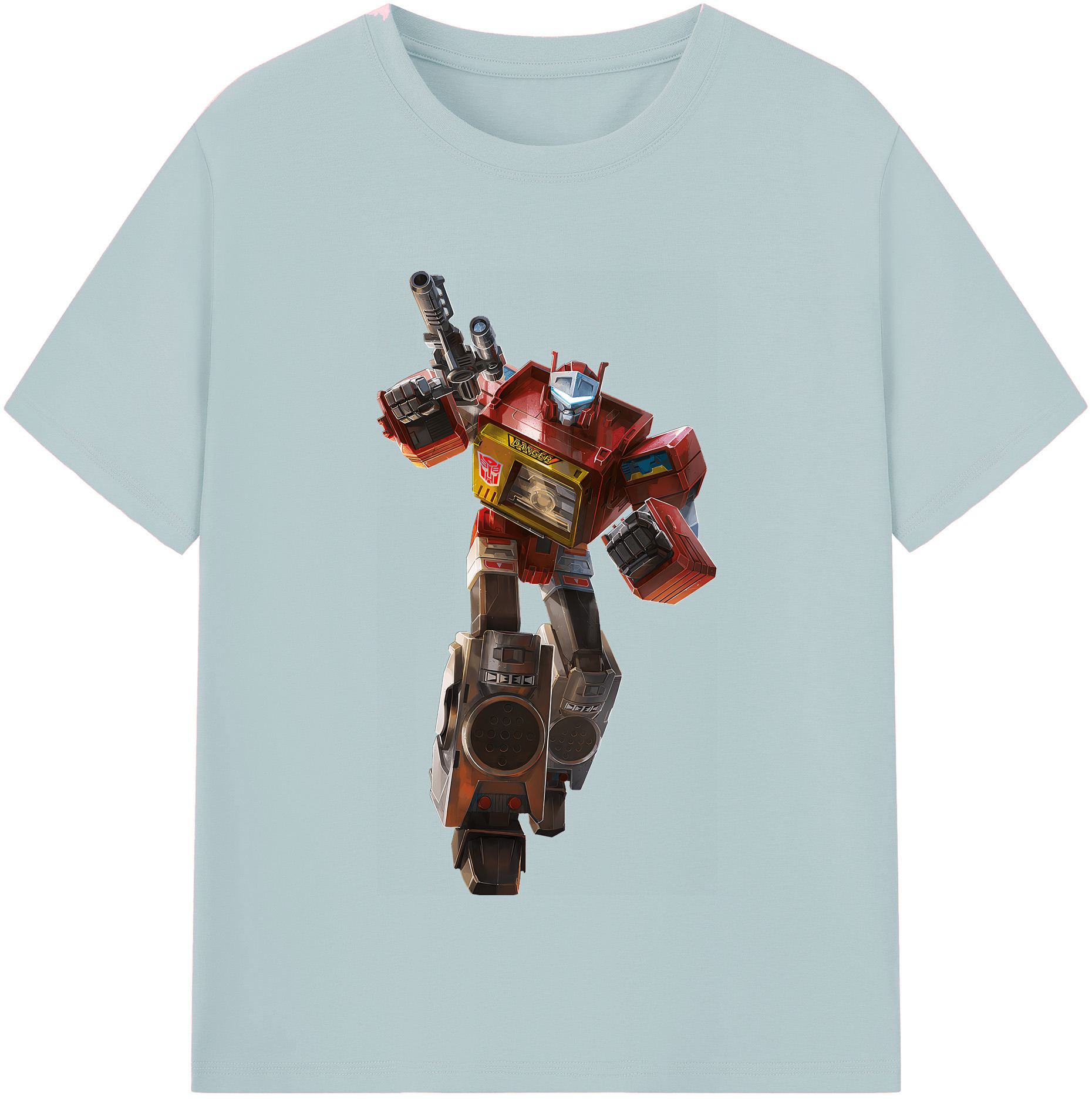 （画像用） Transformers トランスフォーマー 綿100％半袖Tシャツ（フロントプリント）